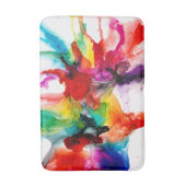 Jeweltone Prism – 水彩 バスマット (正面縦)