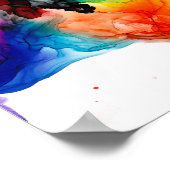 Jeweltone Prism – 水彩 ポスター (角)