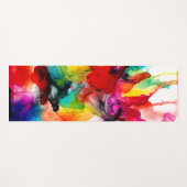 Jeweltone Prism – 水彩 ヨガマット (正面(横))