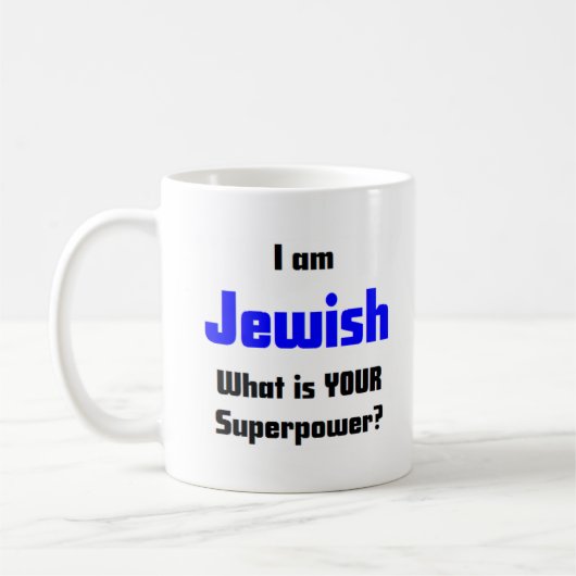 jewish コーヒーマグカップ (左)