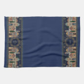 Jewish Al Netilat Yadayim Jerusalem Handwashing キッチンタオル (横)