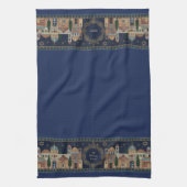 Jewish Al Netilat Yadayim Jerusalem Handwashing キッチンタオル (縦)