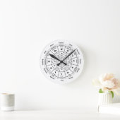 Jewish Calendar wall clock 12 Tribes of Israel  ラウンド壁時計 (ホーム)