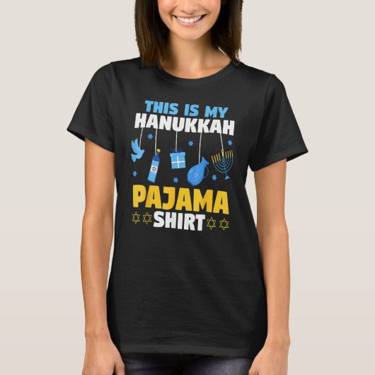 Jewish Festival Of Lights This Is My Hanukkah Paja Tシャツ (正面)