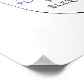 Jewish Hamsa Home賛美's Birkat HaBayit Poster ポスター (角)