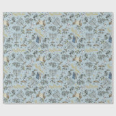 Jewish Happy Hanukkah Menorah & Olive Branches ラッピングペーパー (フラット)