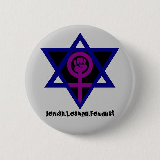 Jewish.Lesbian.Feminist 缶バッジ