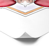 Jewish Luck - Pomegranate, Hamsa, Garlic ポスター (角)