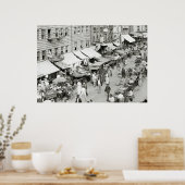 Jewish Market, NYC, 1890s ポスター (キッチン)