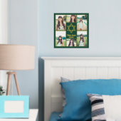 Jewish Star of David自分の写真を追加6写真 箔ポスター (インサイチュ (寝室))