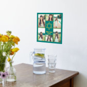 Jewish Star of David自分の写真を追加6写真 箔ポスター (レイダウン (キッチン))