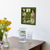 Jewish Star of David自分の写真を追加7写真 箔ポスター (レイダウン (キッチン))