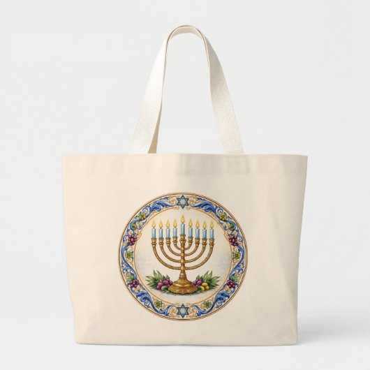 Jewish tote bag ラージトートバッグ (正面)
