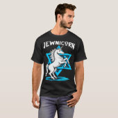Jewnicorn Funny Jewish Tシャツ (正面フル)