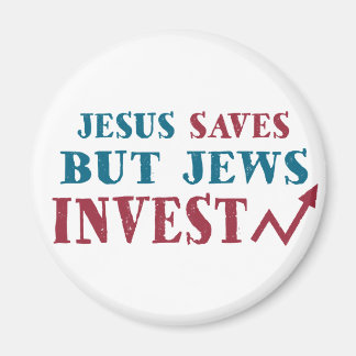 Jews Invest – ユダヤの金融ユーモア マグネット
