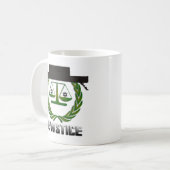 JEWSTICE.png コーヒーマグカップ (正面左)