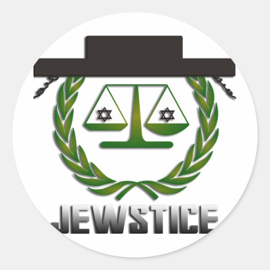 JEWSTICE.png ラウンドシール (正面)