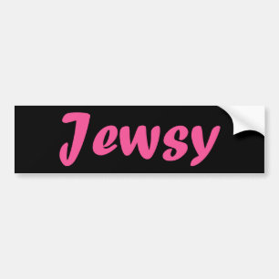 Jewsy ("水分が多いでように") バンパーステッカー