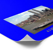 JFKが大きなリンゴを訪れる ポスター (角)