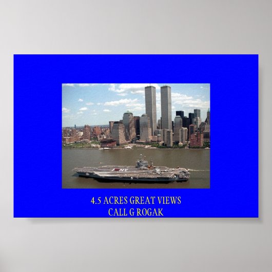 JFKが大きなリンゴを訪れる ポスター (正面)