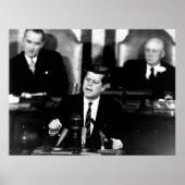 JFKが月面着陸ミッションを発表 ポスター (正面)