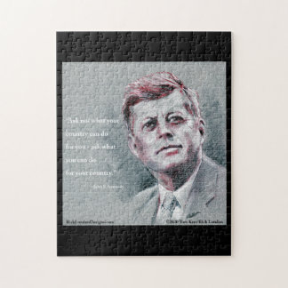 JFKと名言 ジグソーパズル