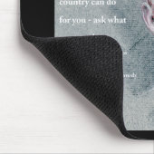 JFKと引用文 マウスパッド (コーナー)