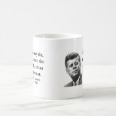 JFKの引用文4b コーヒーマグカップ (中央)