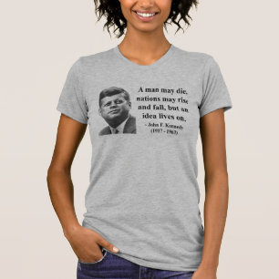 JFKの引用文4b Tシャツ