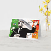 JFKの挨拶状 カード (黄色い花)