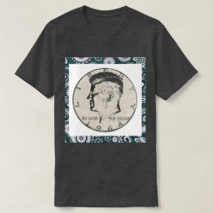 JFKの硬貨 Tシャツ