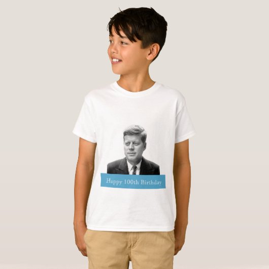 JFKの100th誕生日 Tシャツ (正面フル)