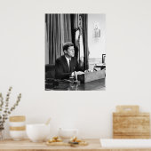 JFKは民族に対処する ポスター (キッチン)