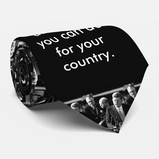 JFKは"頼みますない" ネクタイ (ロール)