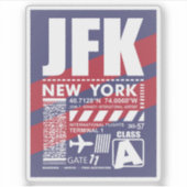 JFKエアポートニューヨーク シール (正面)