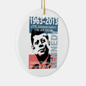 JFKケネディの暗殺記念日1963年- 2013年 セラミックオーナメント (右)