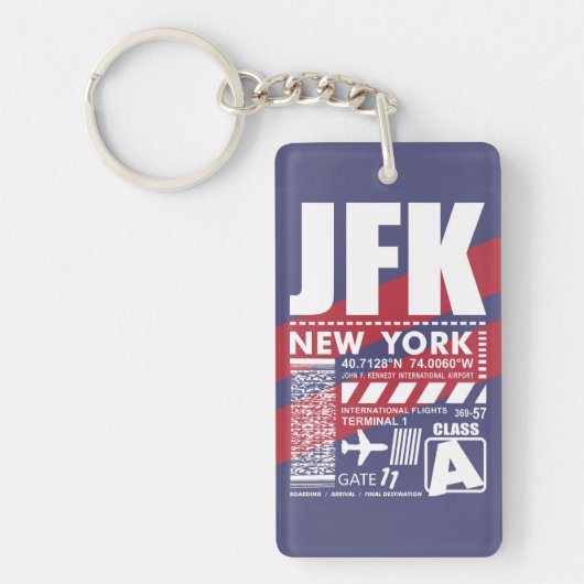 JFKニューヨーク空港 キーホルダー (正面)