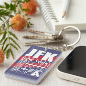 JFKニューヨーク空港 キーホルダー (正面右)