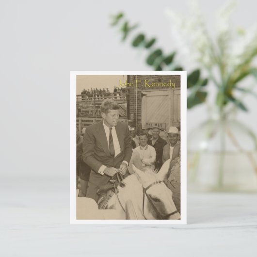 JFK乗馬 ポストカード (スタンド正面)