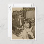 JFK乗馬 ポストカード (正面/裏面)