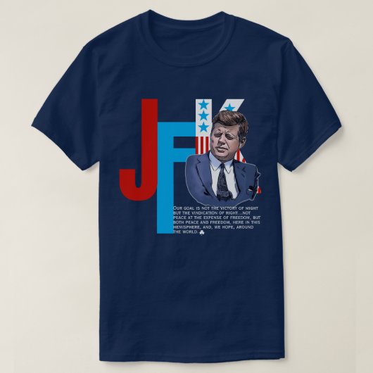 JFK大統領職 Tシャツ (デザイン正面)