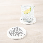 JFK引用文コースター コースター (側面)