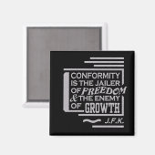 JFK引用文磁石 マグネット (正面/裏面)