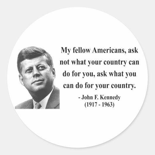 JFK引用文3b ラウンドシール (正面)