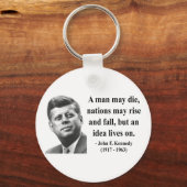 JFK引用文4b キーホルダー (正面)