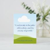 JFK引用文 ポストカード (スタンド正面)