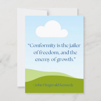 JFK引用文 ポストカード