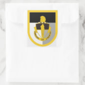 JFK特殊戦訓練センターフラッシュステッカー スクエアシール (バッグ)