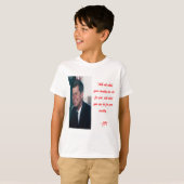 JFK および Ask Not 引用句 Tシャツ (正面フル)