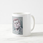 JFK と名言 コーヒーマグカップ (正面右)